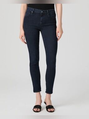 PAIGE Hoxton Ankle Peg Size 26 Dark wash